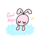おめめぱっちりうさぎちゃん（個別スタンプ：3）