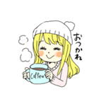黄色い髪の少女（個別スタンプ：7）