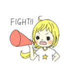 黄色い髪の少女（個別スタンプ：13）