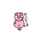 二重顎なブタ（個別スタンプ：12）