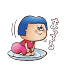 オカッパガール♡Part2 使える返事（個別スタンプ：31）