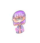 くりくりおめめの可愛い子達（個別スタンプ：4）