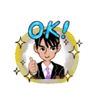 ビジネスマン 取引先との会話集 第1弾！（個別スタンプ：9）