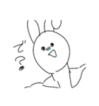 主張激しめなウサさん（個別スタンプ：5）