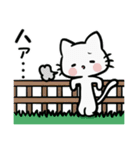 シンプル♡白猫のスタンプ（個別スタンプ：33）