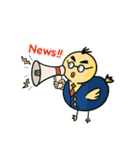 頑張れ！働くひよこさん（個別スタンプ：18）