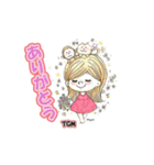 ザゴルフメモ わたしめもスタンプ女の子Ver（個別スタンプ：2）