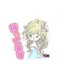 ザゴルフメモ わたしめもスタンプ女の子Ver（個別スタンプ：4）