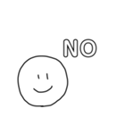 英語で苦手な人に言う言葉（個別スタンプ：1）