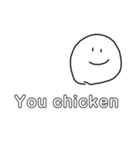 英語で苦手な人に言う言葉（個別スタンプ：14）
