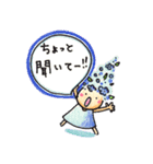 小さな幸せを運ぶ妖精（時々フランス語）（個別スタンプ：9）