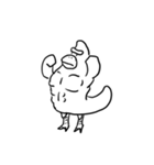 言葉なしで伝えたい、ゴリっ鳥（個別スタンプ：3）