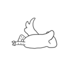言葉なしで伝えたい、ゴリっ鳥（個別スタンプ：14）