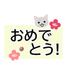 毎日使えるデカ字の猫である★選びやすい（個別スタンプ：19）