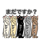 集団ねこ達の日常応答スタンプ（個別スタンプ：9）