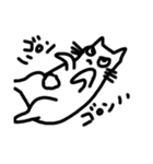 猫シンプルイラストNo.1（個別スタンプ：3）