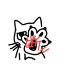 猫シンプルイラストNo.1（個別スタンプ：7）