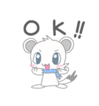キタイイズナさんとエゾモモンガさんの日常（個別スタンプ：3）