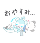 キタイイズナさんとエゾモモンガさんの日常（個別スタンプ：17）