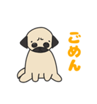 パグのプー（個別スタンプ：7）