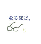 よく使う挨拶、返事、北欧風（個別スタンプ：30）