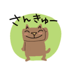 Juns 茶猫のあいさつ（個別スタンプ：11）