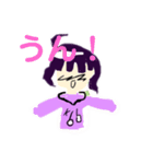 恐竜パーカー女子（個別スタンプ：4）