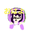 恐竜パーカー女子（個別スタンプ：5）