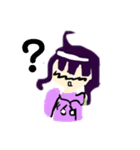 恐竜パーカー女子（個別スタンプ：6）