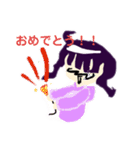 恐竜パーカー女子（個別スタンプ：7）