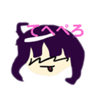 恐竜パーカー女子（個別スタンプ：11）