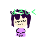 恐竜パーカー女子（個別スタンプ：19）