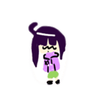 恐竜パーカー女子（個別スタンプ：38）