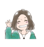 情緒不安定女子の日常（個別スタンプ：9）