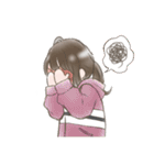 情緒不安定女子の日常（個別スタンプ：17）