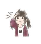 情緒不安定女子の日常（個別スタンプ：38）