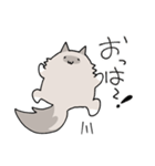 字書きが絵を描いたスタンプ（個別スタンプ：1）