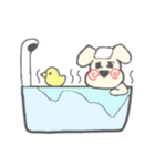 癒しの白わんこ（個別スタンプ：24）