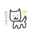 一年中使える しろすけスタンプ（個別スタンプ：1）