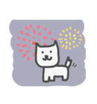 一年中使える しろすけスタンプ（個別スタンプ：38）