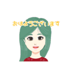 ステキな女性スタンプ（個別スタンプ：2）