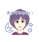 ステキな女性スタンプ（個別スタンプ：3）