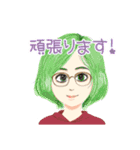 ステキな女性スタンプ（個別スタンプ：5）