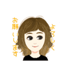ステキな女性スタンプ（個別スタンプ：8）