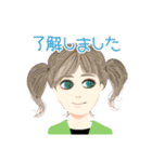 ステキな女性スタンプ（個別スタンプ：12）