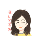 ステキな女性スタンプ（個別スタンプ：16）