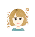 ステキな女性スタンプ（個別スタンプ：22）
