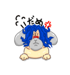 モジャなパグ（個別スタンプ：7）