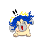 モジャなパグ（個別スタンプ：8）