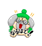 モジャなパグ（個別スタンプ：9）